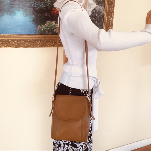 VTG Coach Inglish tan Crossbody Soho mini Flap Bag - Picture 3 of 7